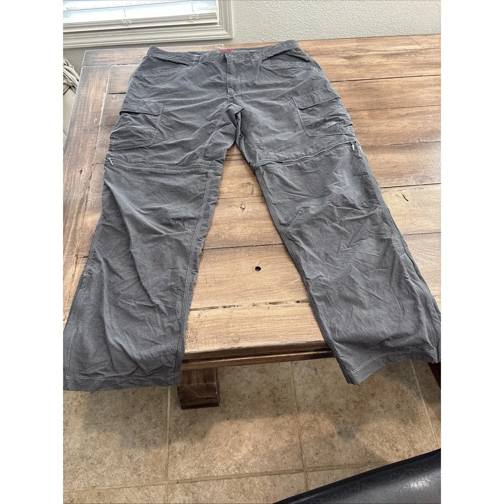 The North Face Libertine Convertible Pants Mens Sz‎ 38x31 Asphalt Gray Cargo